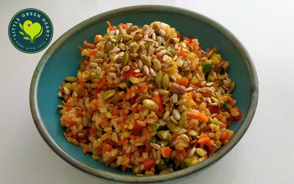 Asian Brown Rice Salad